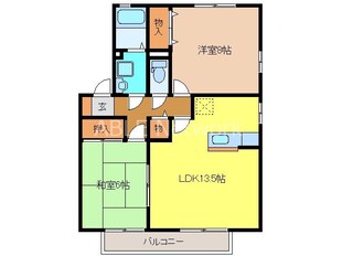 アベイユ　Ｃ棟の物件間取画像